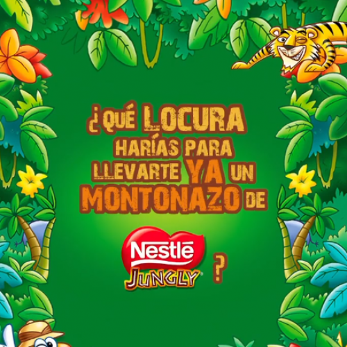 Nestlé regala 5 lotes con 180 tabletas de chocolate Jungly