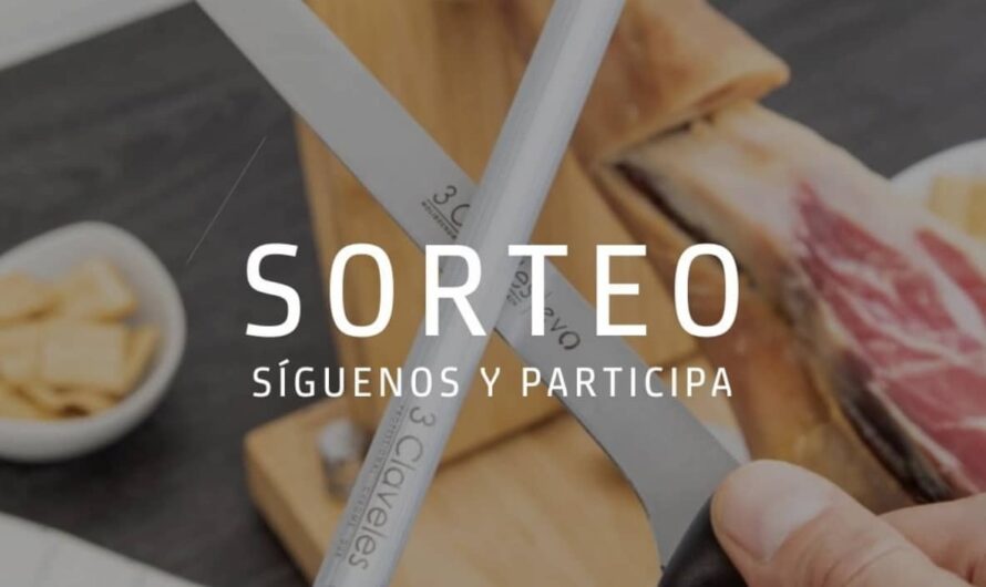 Sorteo 3 Claveles 6 Sets de Cuchillos Jamoneros