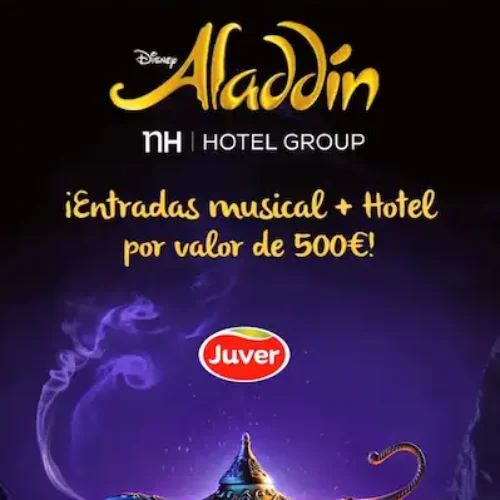 Sorteo de Juver para ver el Musical de Aladdín