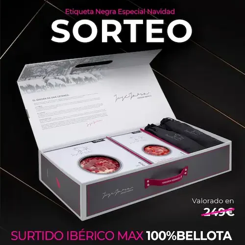 Sorteo surtido ibérico 100% bellota José Jara Ibéricos