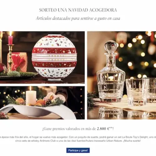 Sorteo Villeroy & Boch 16 lotes de artículos para casa navideños