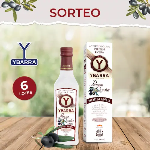 Sorteo 6 lotes de aceite de oliva Ybarra