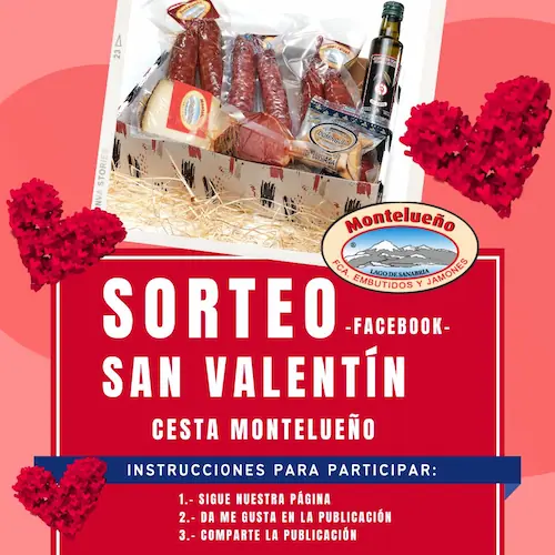 Sorteo Embutidos Montelueño cesta de San Valentín