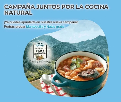 Prueba gratis nata y mantequilla Central Lechera Asturiana