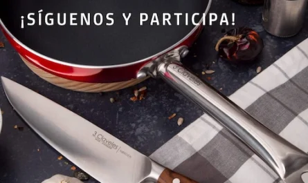 Sorteo 6 packs cuchillo + sartén 3 Claveles