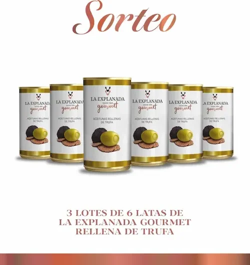 Sorteo 3 Lotes de 6 Latas Gourmet Rellena de Trufa