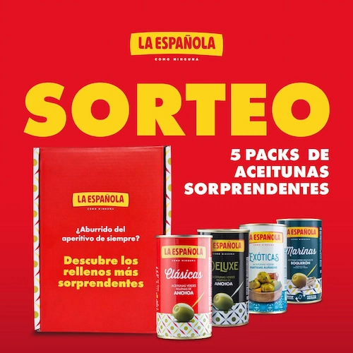 Sorteo 5 lotes de aceitunas La Española
