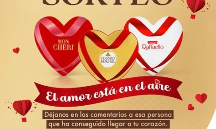 Para celebrar que San Valentín está al caer, Ferrero Rocher tiene nuevo sorteo en el que repartirán 3 cajas de sus chocolates.