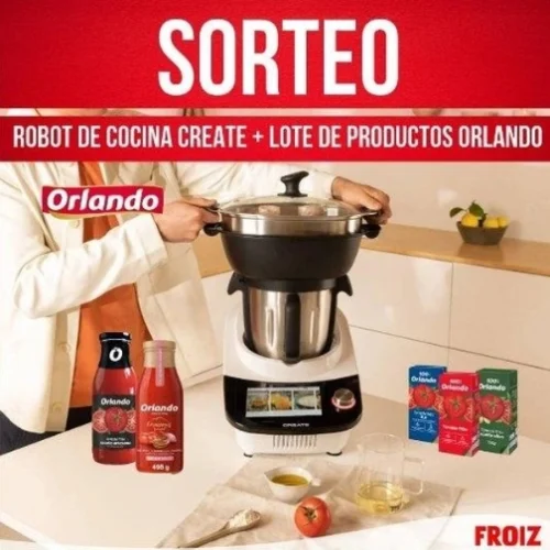 Sorteo robot de cocina y lote de productos Orlando