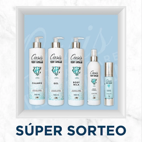 Sorteo lote de Oasis Thermal Care