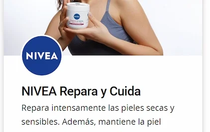 Prueba gratis crema hidratante Nivea en Trnd