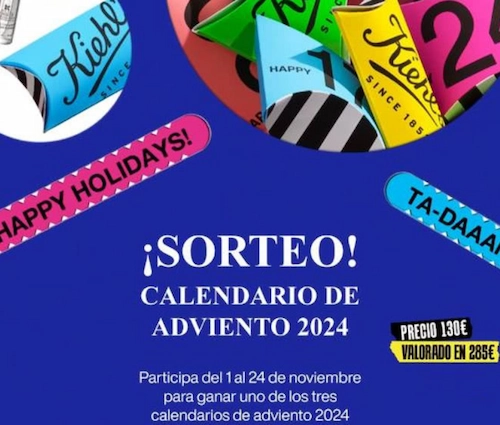 Sorteo 3 calendarios de adviento Kiehl’s