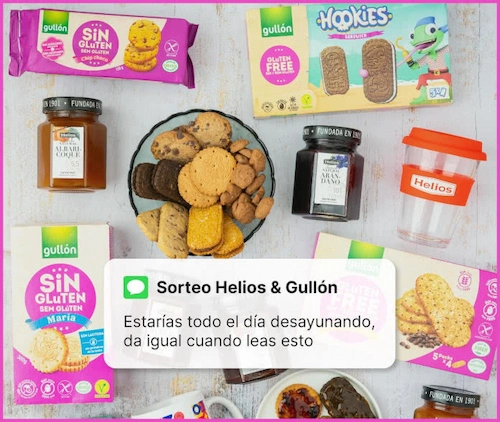 Sorteo 9 lotes de Gullón y Helios