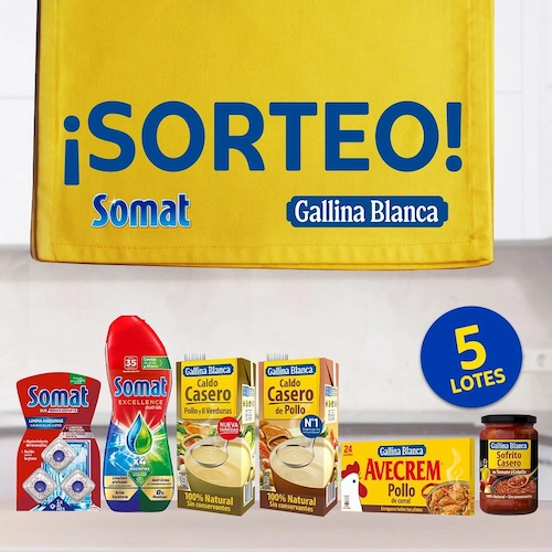 Sorteo 5 lotes Tu Casa Club y Gallina Blanca