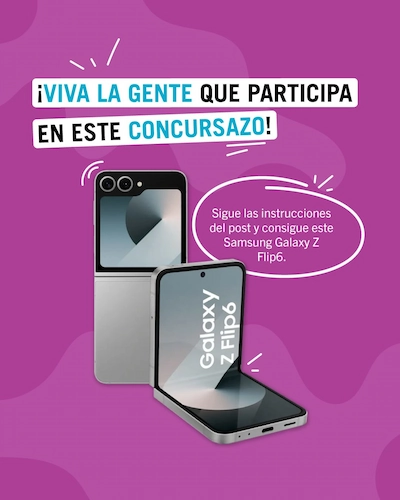 Sorteo Samsung Galaxy Z Flip 6 de Yoigo