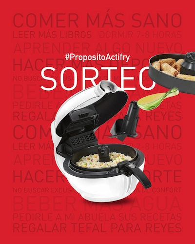 Sorteo Tefal Actifry Genius XL 2 en 1