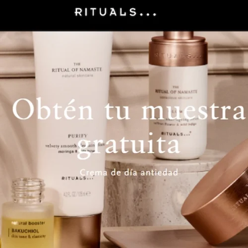 Muestras gratis de crema de día Rituals