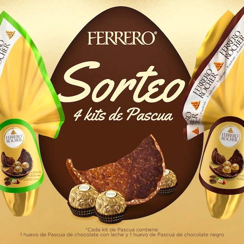 Sorteo 4 packs de pascua Ferrero Rocher