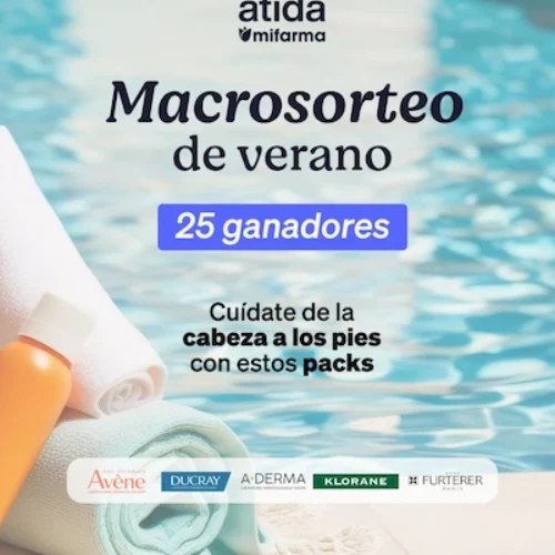 Sorteo 25 lotes de dermocosmética de Atida