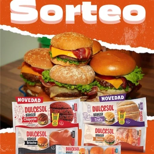 Sorteo lote de pan de hamburguesas Dulcesol