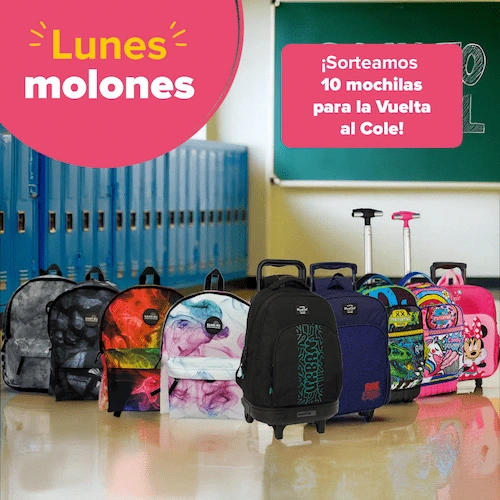Sorteo 10 mochilas trolley de Carrefour