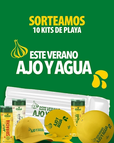 Sorteo 10 lotes de Salsas Chovi