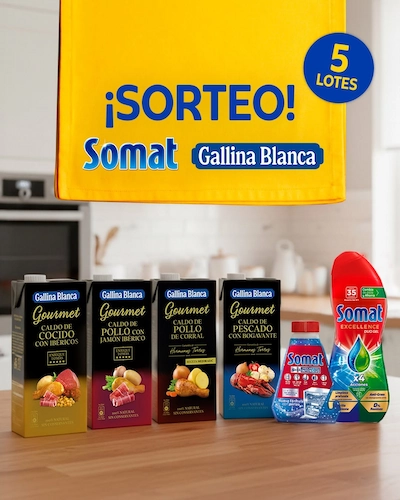 Sorteo 5 lotes de productos Somat y Gallina Blanca