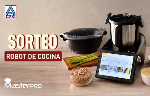 Sorteo 4 robots de cocina MasterPro de Aldi