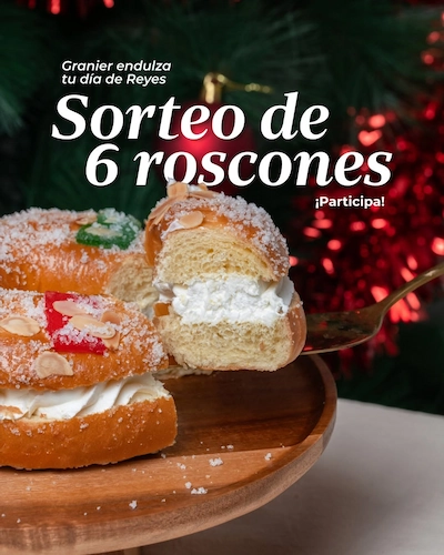 Sorteo 6 roscones de Granier