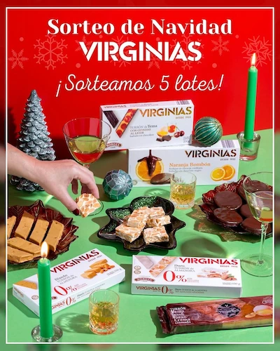 Sorteo de 5 lotes de turrones Virginias