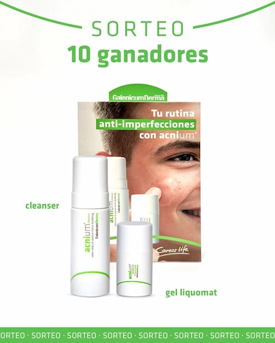Sorteo de 10 rutinas Acnium de Galenicum Derma